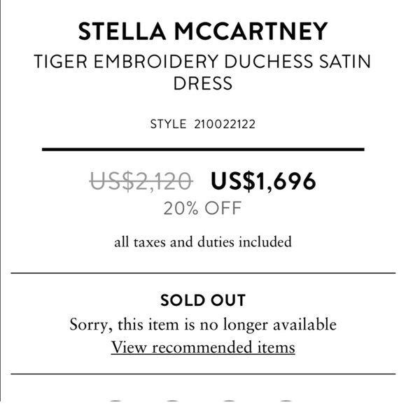 TIGER EMBROIDERY DUCHESS SATIN SHIFT
DRESS WHITE - Picture 16 of 16